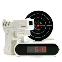 Будильник пистолет с мишенью "Gun Alarm Clock" USB