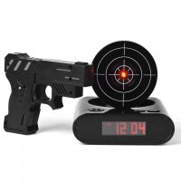 Будильник пистолет с мишенью "Gun Alarm Clock" USB