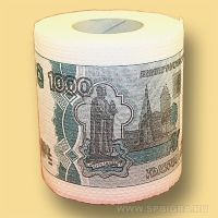 Туалетная бумага "1000 руб"